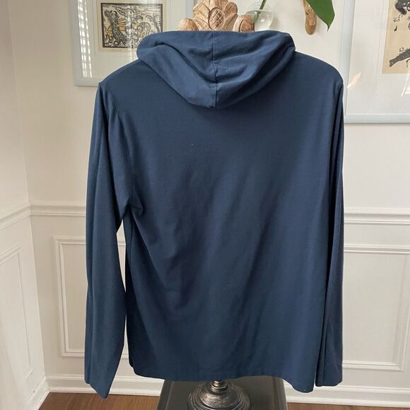 Vineyard Vines Edgartown Performance Tshirt Hoodie Logo Blue S - Picture 3 of 6